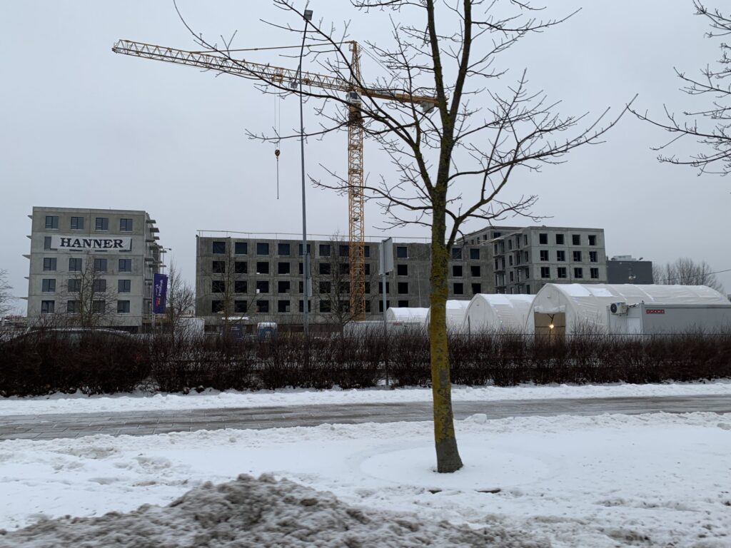 Ozo gama (Kalvarijų g. 204B) - Viešbutis, Daugiabutis - statybų nuotraukos