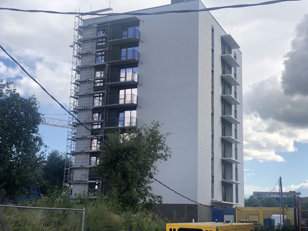 S15 (Spaudos g. 15) - Multi apartment - construction photos