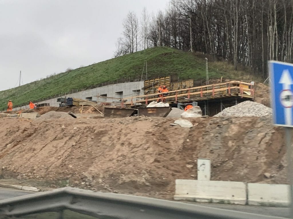 Islandijos pl. Kleboniškio tiltas 1 etapas (Islandijos pl.) - Bridge - construction photos