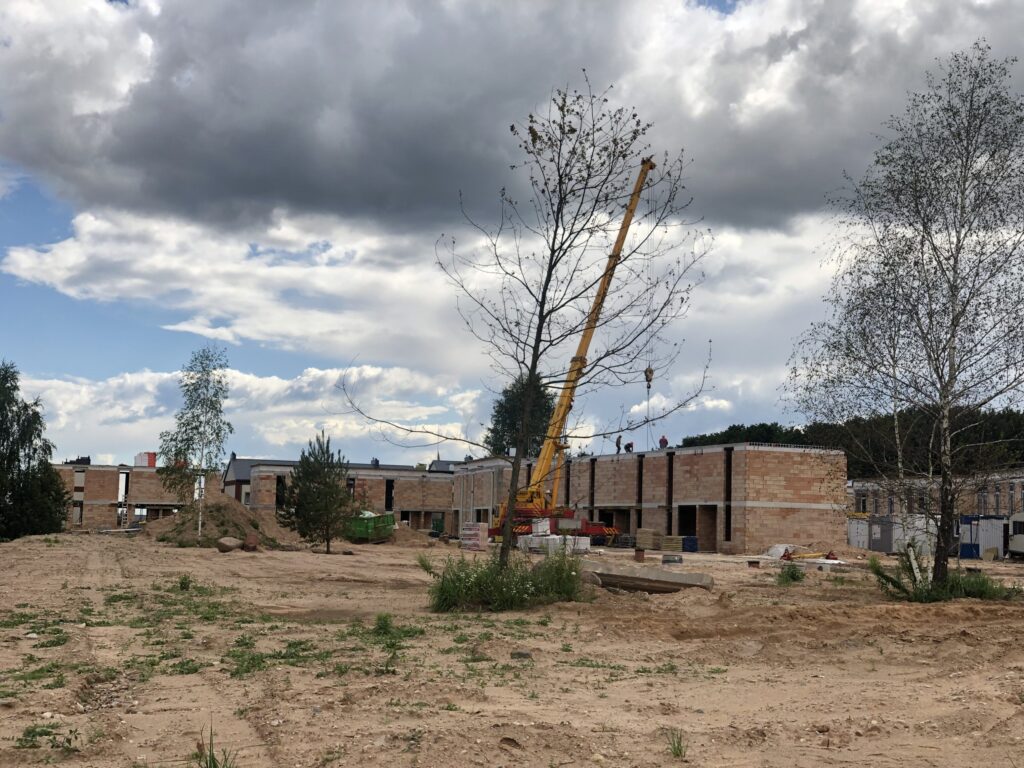 MO Garden 1 etapas (sublokuoti namai) (Mozūriškių g. 188, 200, 202, 204, 206, 208, 210, 212, 222, 224, 226, 228) - Row housing - construction photos