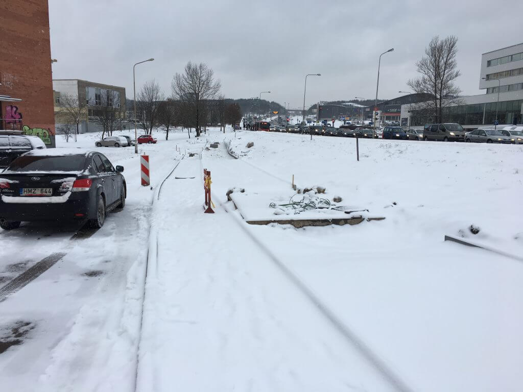 Neries senvagės slėnis (Linkmenų g.) - Bike path, Park - construction photos