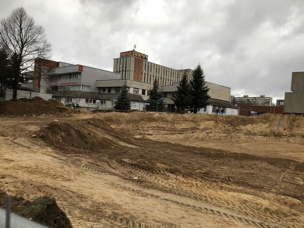 Viršuliškių stogai (Viršuliškių g. 38) - Multi apartment - construction photos