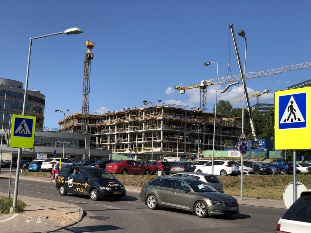 SEB administracinis (Gedimino Baravyko g. 4) - Biroju centrs - būvdarbu attēli