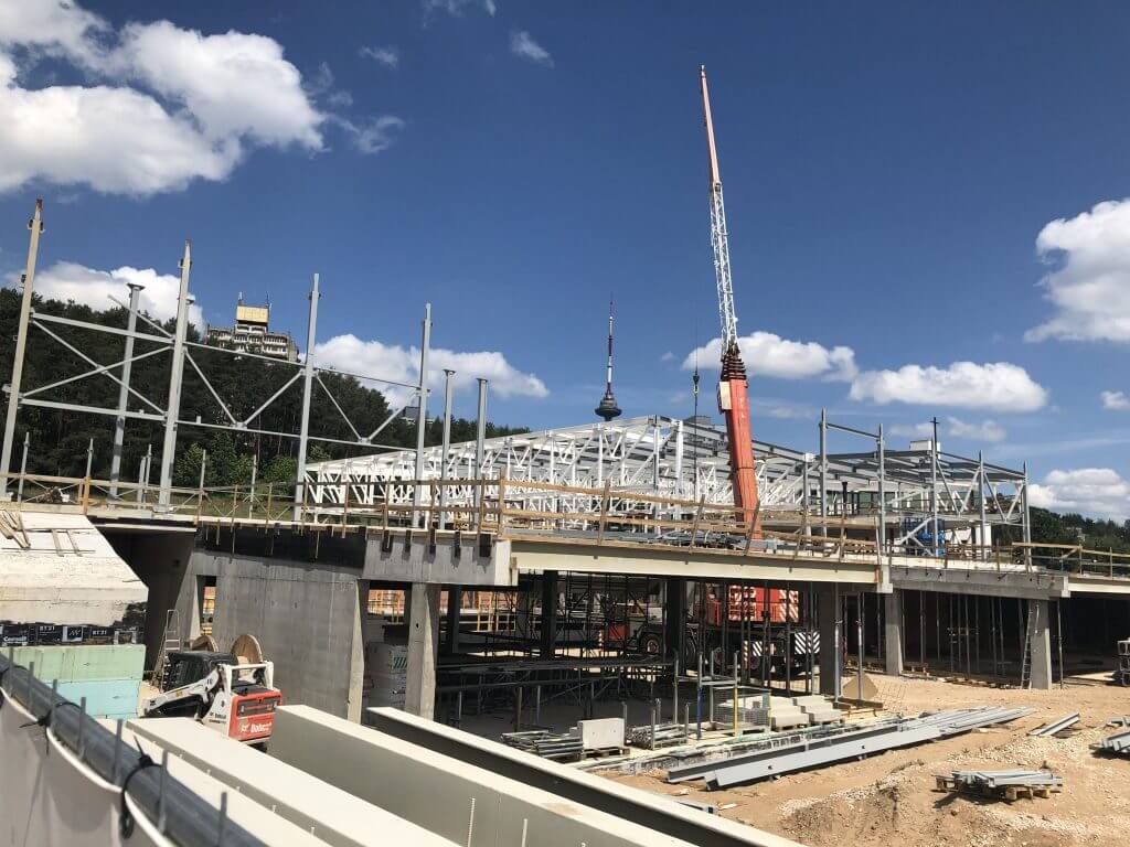 Lazdynų baseinas (Erfurto g. 13) - Pool - construction photos