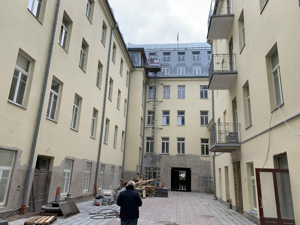 Gedimino 22 (Gedimino pr. 22) - Multi apartment - construction photos