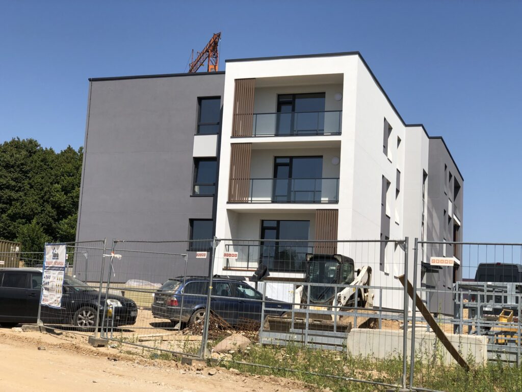 Simono namai (Simono Grunau g. 111) - Multi apartment - construction photos