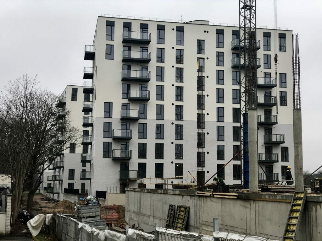 Centro rezidencija 3 etapas (Rinktinės g. 3) - Daugiabutis - statybų nuotraukos