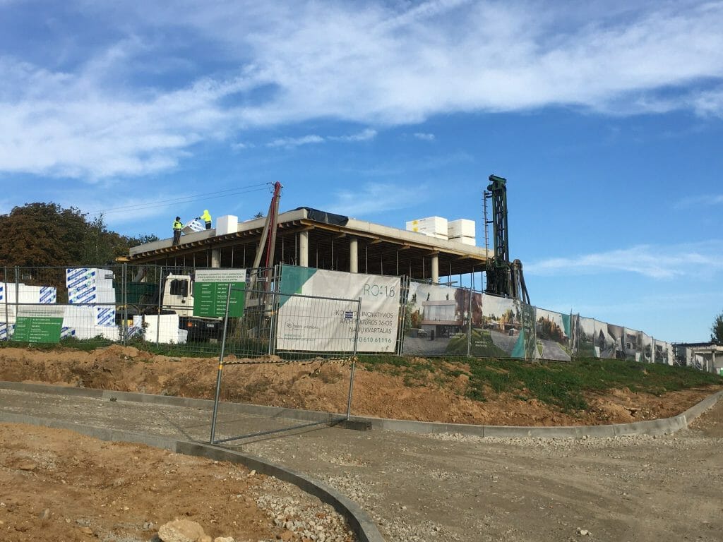 Ro16 (S. Lozoraičio g. 17A, 15C, 15B, 15, 23, 25, 25B, 25D) - Private house community - construction photos