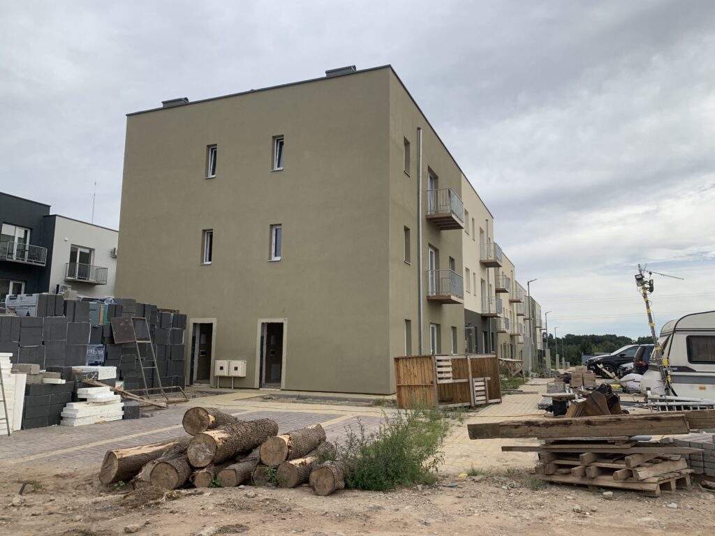 Auksinė kalva 4 etapas (K. Čerbulėno g. 100) - Multi apartment - construction photos
