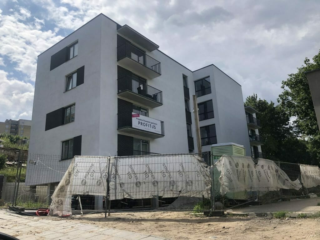 Pa Nauja (Panevėžio g. 23) - Multi apartment - construction photos