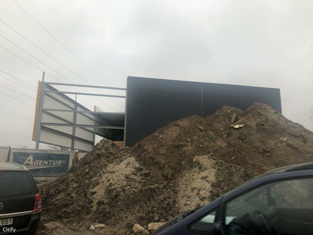 Elektrėnų g. 27 (Elektrėnų g. 27) - Sandėlys / Platinimo centras - statybų nuotraukos