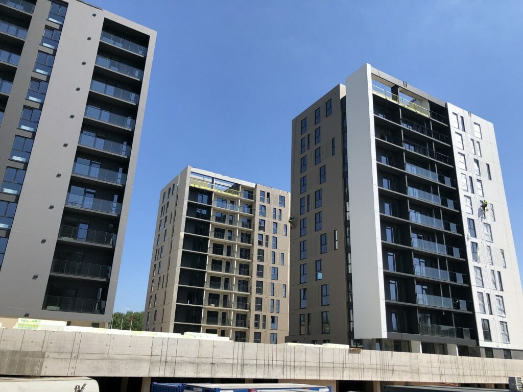 Viršuliškių stogai (Viršuliškių g. 38) - Multi apartment - construction photos