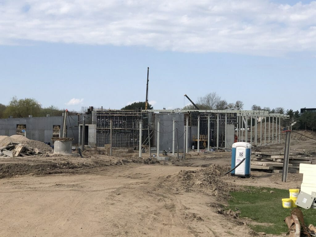 Mokslo sala (Karaliaus Mindaugo pr. 50) - Museum - construction photos