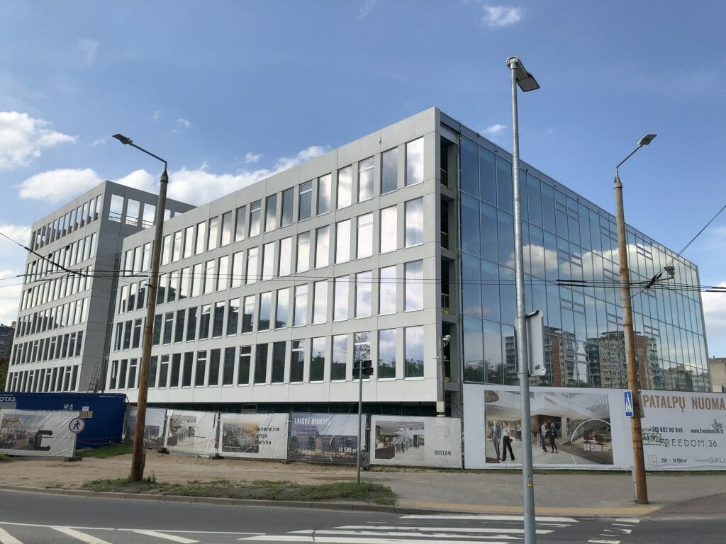 Freedom 36 (Laisvės pr. 36) - Office center - construction photos