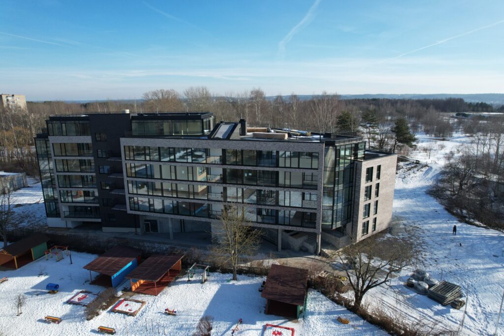 Gelvonų terasos (Gelvonų g. 1B) - Multi apartment - construction photos