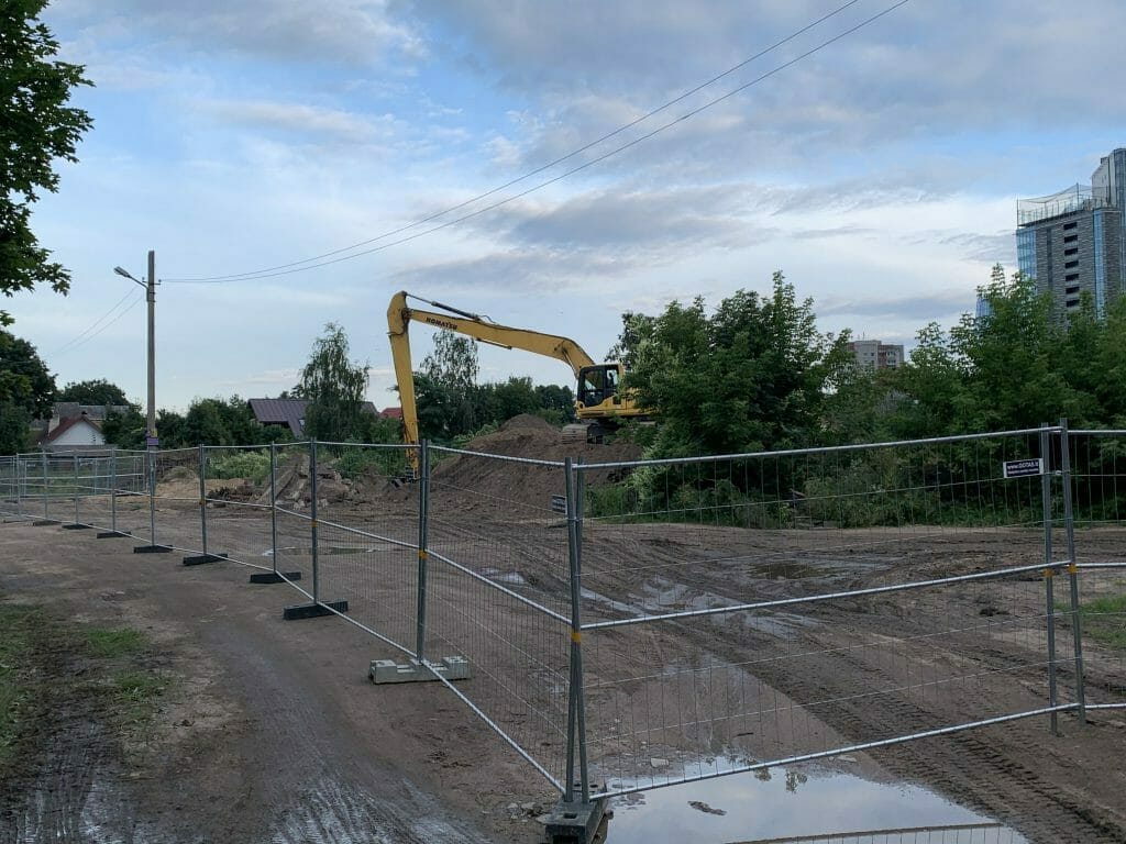 Šnipiškių aikštė (Giedraičių-Kintų g. skveras) (Kintų g.) - Square - construction photos