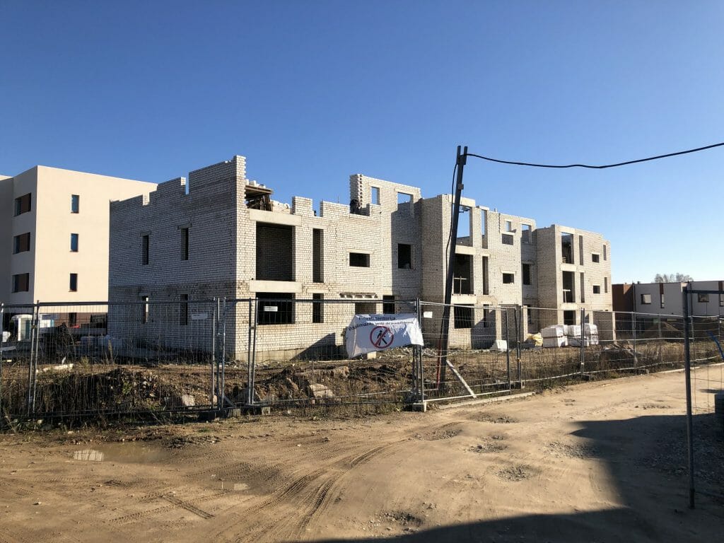 Horizontai (rytų, pietų, šiaurės) (Simono Grunau g. 34, 36, 38) - Multi apartment - construction photos