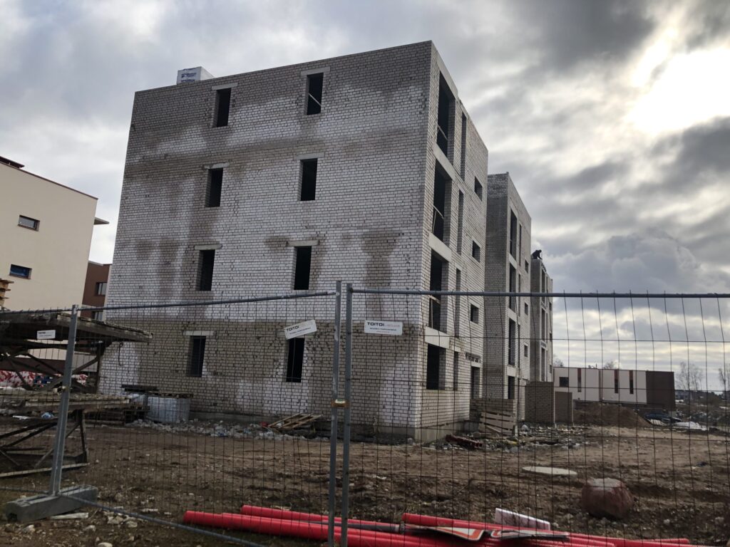 Horizontai (rytų, pietų, šiaurės) (Simono Grunau g. 34, 36, 38) - Multi apartment - construction photos