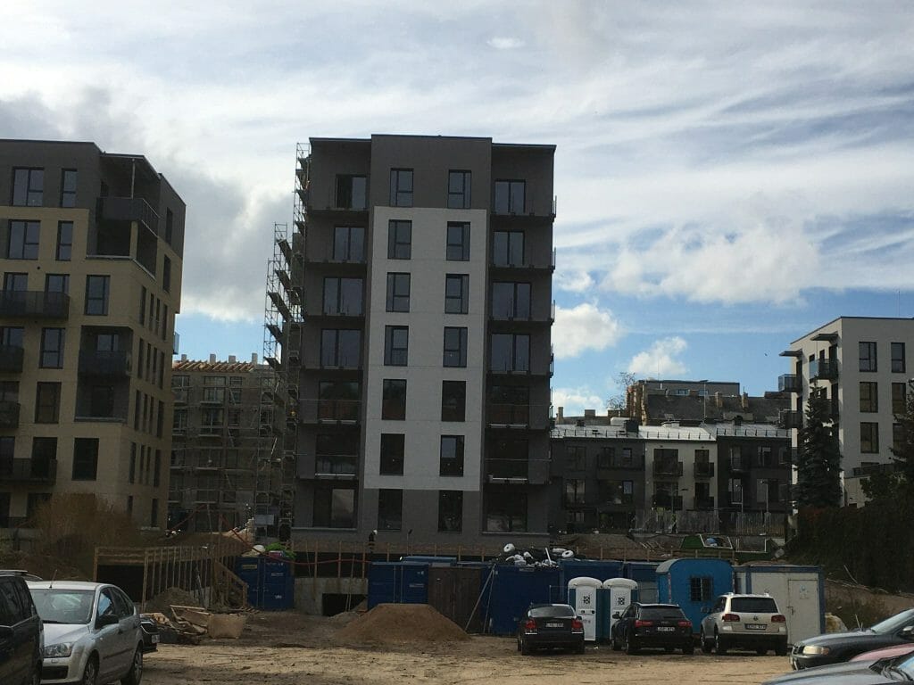 Baltas Lapas Mindaugo 2 etapas (Aguonų g. 17) - Multi apartment - construction photos