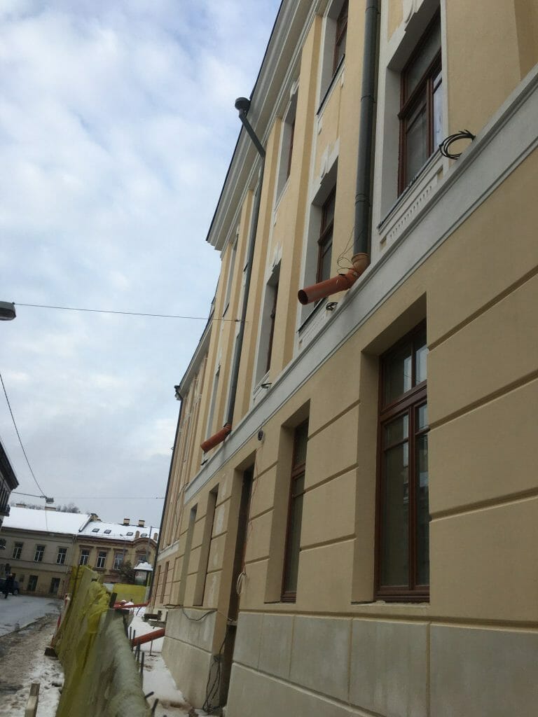 Radvilų rūmų pietų korpuso ir rytų paviljono atkūrimas (Vilniaus g. 24) - Museum - construction photos