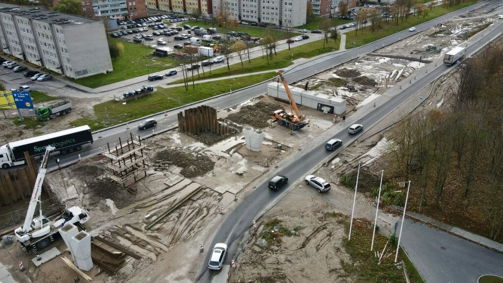 Baltijos pr. žiedinė sankryža (Baltijos pr., Šilutės pl.) - Road - construction photos