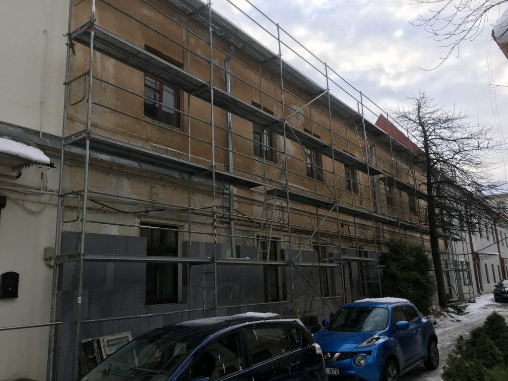 Labdarių g. 3 (Labdarių g. 3) - Hotel - construction photos