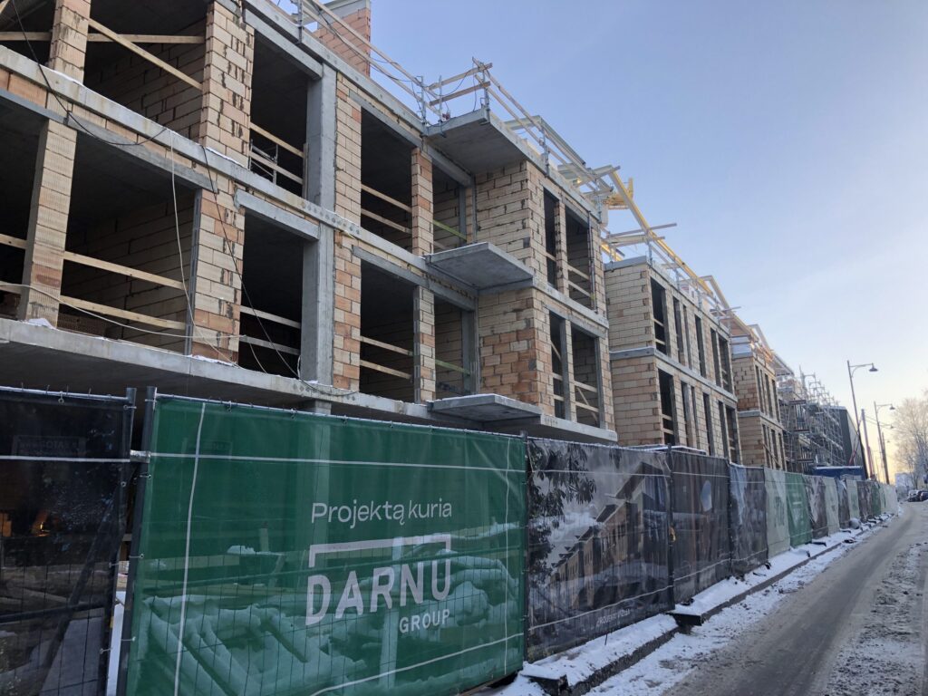 PAUPYS 6 etapas (Aukštaičių g. 7) - Multi apartment - construction photos