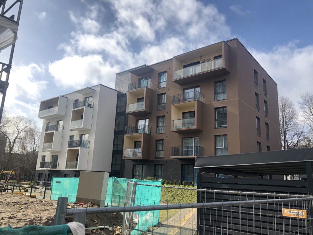 Klevų namai (Partizanų g. 34) - Multi apartment - construction photos