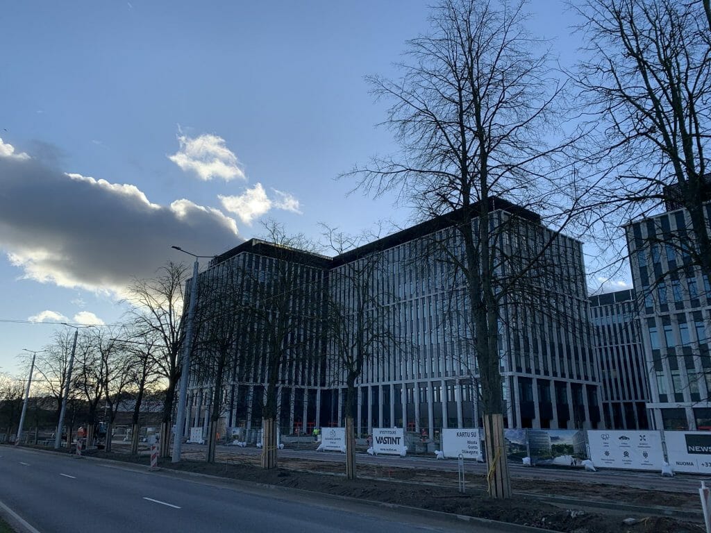 Business Garden Vilnius 1 etapas (Laisvės pr. 10) - Office center - construction photos
