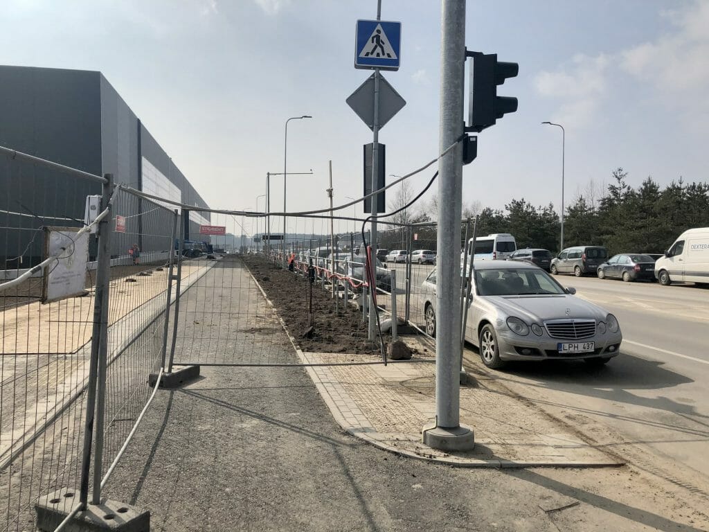 Vilnius OUTLET (Vytauto Pociūno g. 8) - Shopping center - construction photos