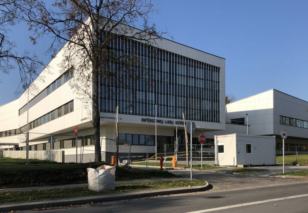 VUL Santariškių klinikų tuberkuliozės ir infekcinių ligų ligoninė (Santariškių g. 14) - Hospital - construction photos