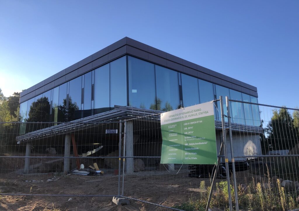 Ro16 (S. Lozoraičio g. 17A, 15C, 15B, 15, 23, 25, 25B, 25D) - Private house community - construction photos