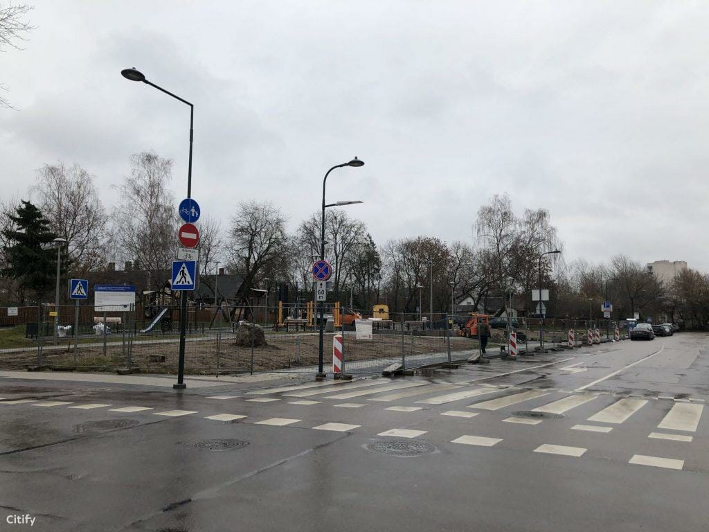 Drakono pieva (Giedraičių-Krokuvos g. skveras) (Krokuvos g.) - Square - construction photos