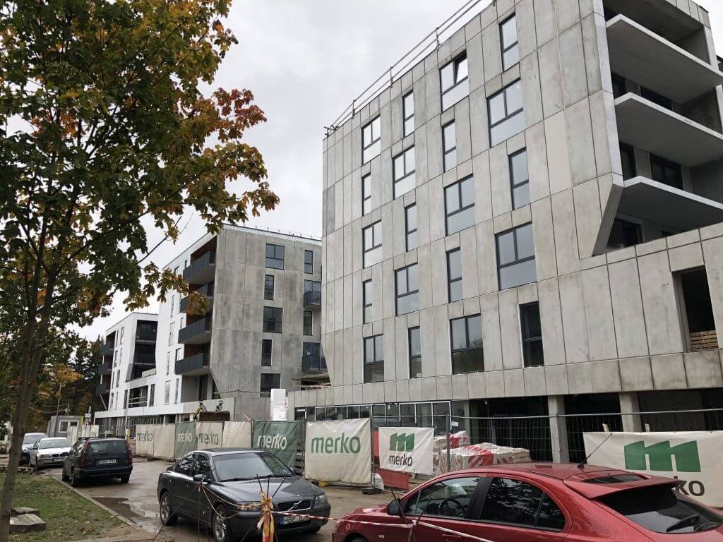 Vilnelės slėnis (Pakraščio g. 20) - Multi apartment - construction photos