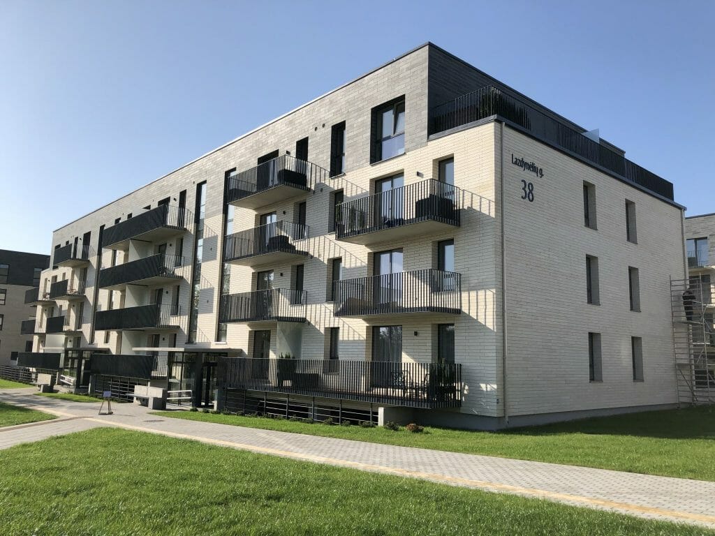 Lazdynėlių vingis 1-2 etapai (Lazdynėlių g. 38, 38A) - Multi apartment - construction photos