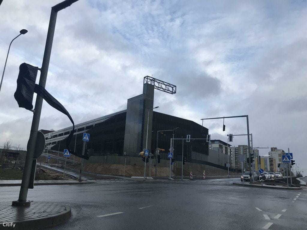 Pašilaičiai PC (Pavilnionių g. 55) - Tirdzniecības centrs - būvdarbu attēli