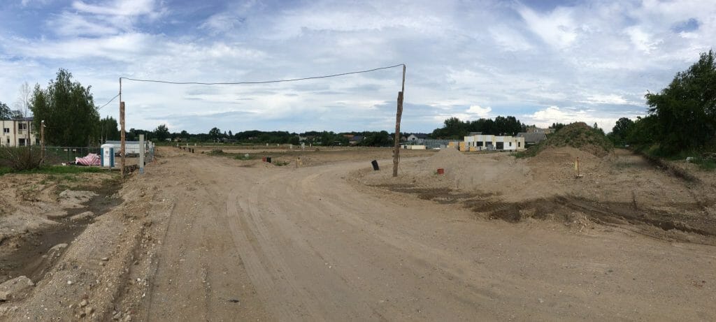 Vynuogyno namai (Varžupio g. 33A, 33B) - Row housing - construction photos