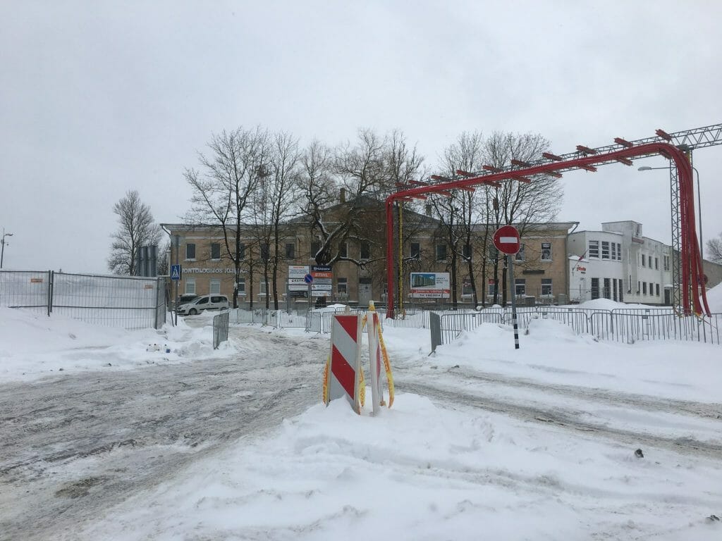 Lentvario geležinkelio pervažos tunelis (Klevų al.) - Street - construction photos