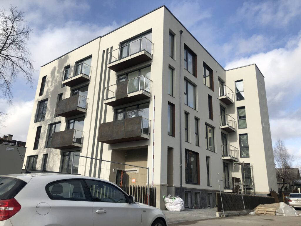 Kauko apartamentai (Lietuvių g. 22) - Daugiabutis - statybų nuotraukos