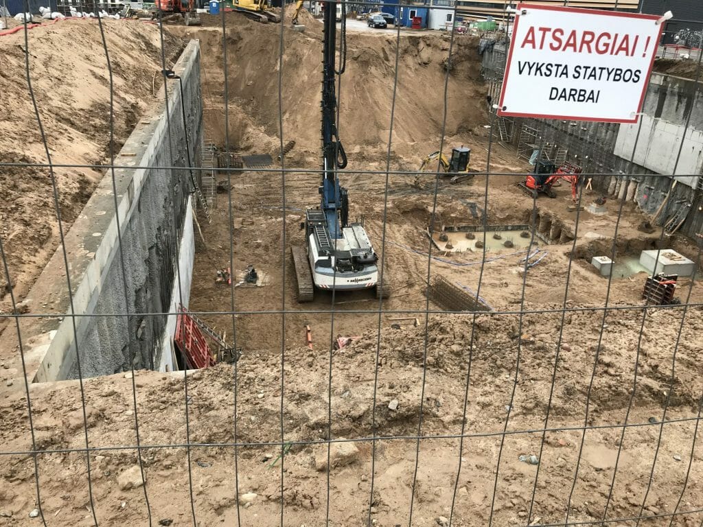 CORE (Ukmergės g. 126) - Office center - construction photos