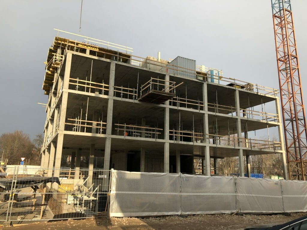 Žalgirio 94 (Žalgirio g. 94) - Office center - construction photos