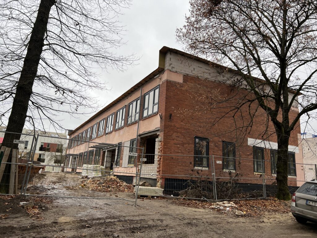 Vaikų darželis "Svirpliukas" (Liepų g. 43A) - Science institution - construction photos