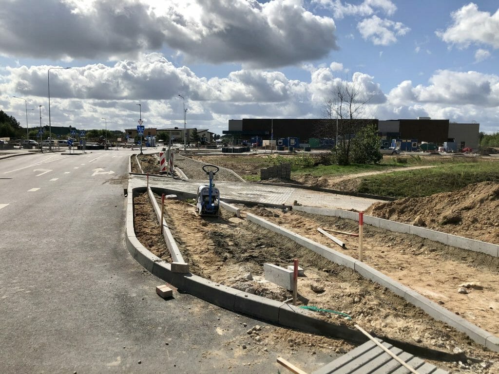 Gilužio g. iki Smalinės g. (Gilužio g.) - Bike path, Street - construction photos