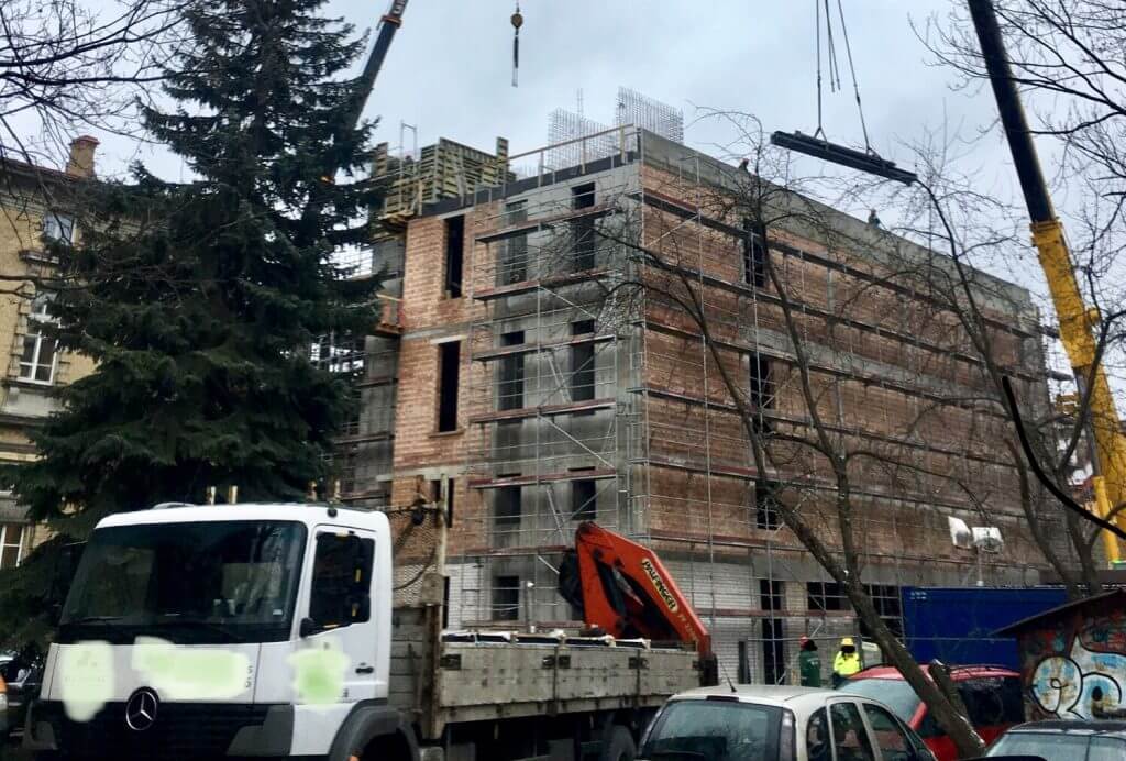 Vrublevskių bibliotekos rekonstrukcija (Žygimantų g. 1) - Library - construction photos