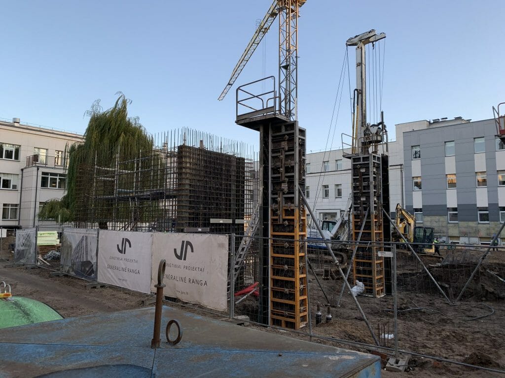 Mykolo Marcinkevičiaus ligoninės plėtra (Kauno g. 7) - Hospital - construction photos