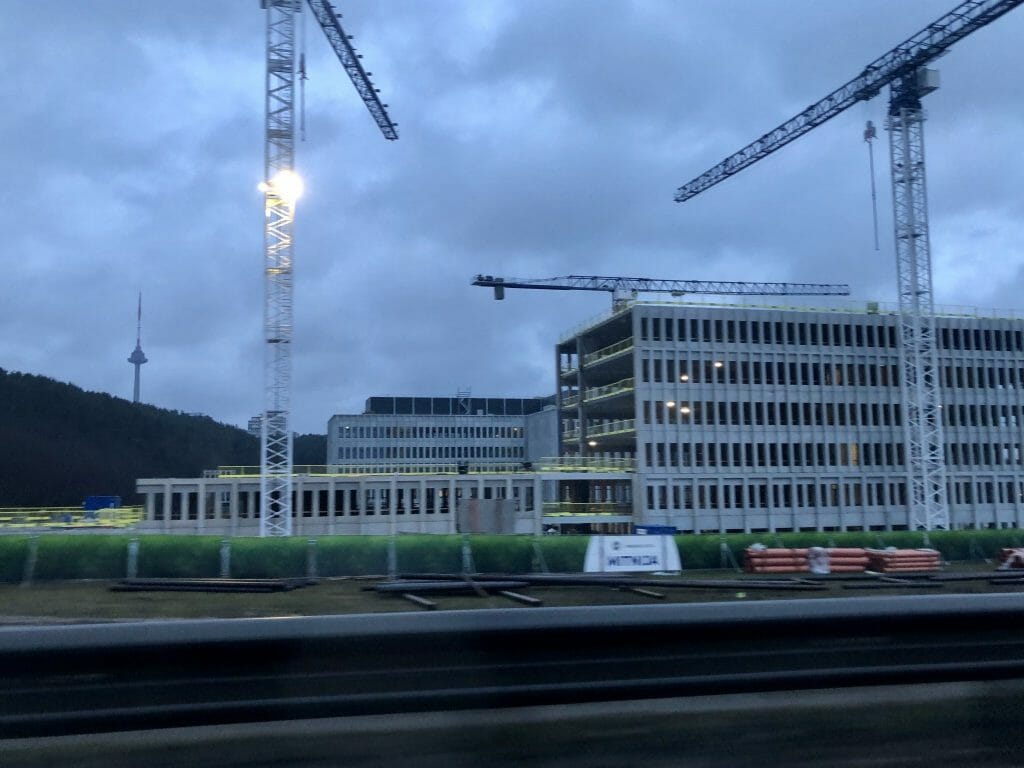 Business Garden Vilnius 1 etapas (Laisvės pr. 10) - Office center - construction photos