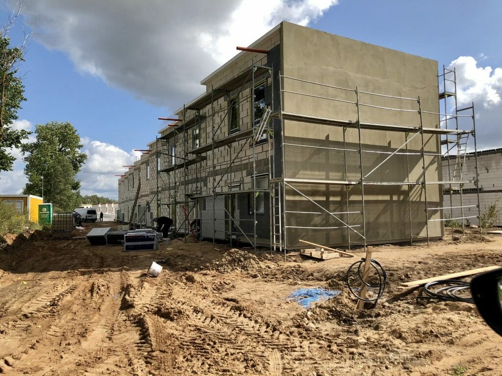 Vorupės namai (Vorupės g. 73) - Row housing - construction photos