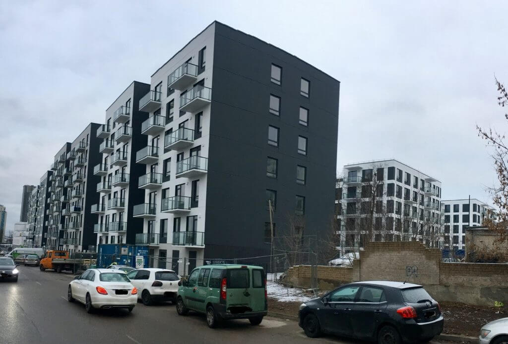 B23 1 etapas (Smolensko g. 23) - Multi apartment - construction photos