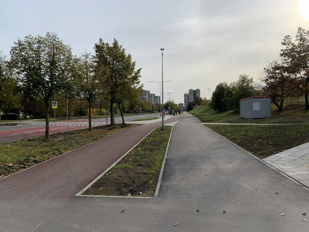 S. Stanevičiaus g. dviračių takas (S. Stanevičiaus g.) - Bike path - construction photos