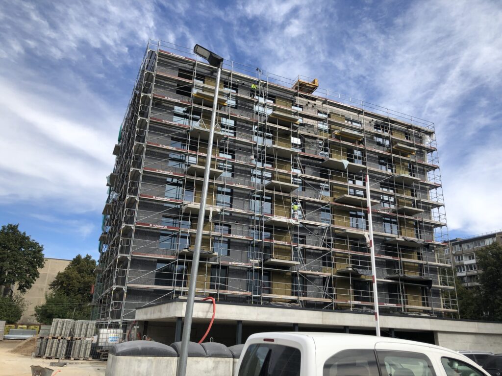 Life Story 2 etapas (Taikos pr. 57) - Multi apartment - construction photos